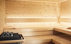 Sauna CHALET de KLAFS, aménagement intérieur