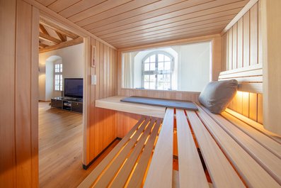 Sauna au château