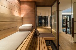 Sauna AURA avec ambiance lounge