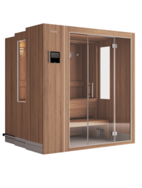 S1 Sauna en bois de noyer