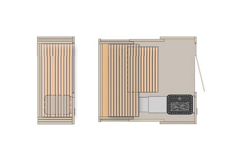 SAUNA S1, plan S