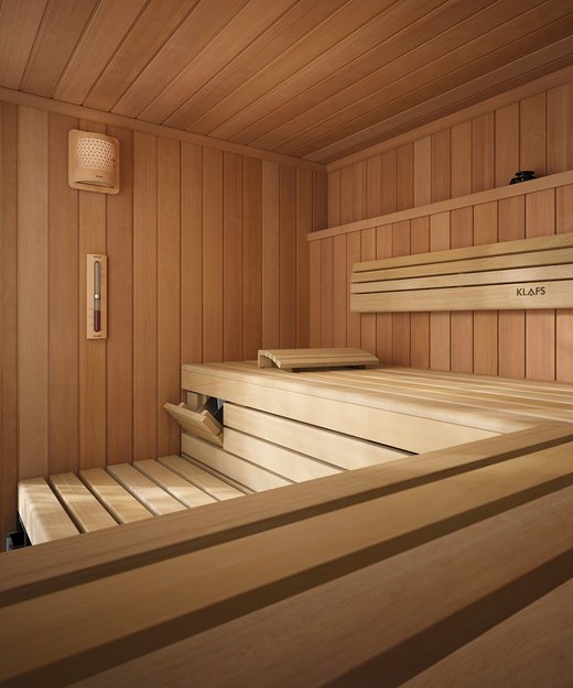Aménagement intérieur du sauna PREMIUM