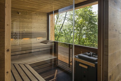 Sauna individuel PREMIUM KLAFS, photos © Walter Luttenberger