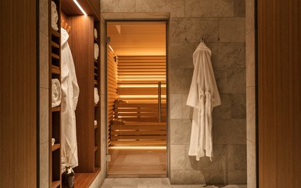 Sauna finlandais au Waldhotel Health & Medical Excellence, Bürgenstock (Photo : ©Bürgenstock Hotels AG)