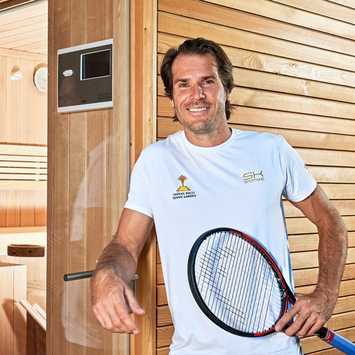 Au cours de sa longue carrière, Tommy Haas n'a manqué que peu d'occasions de profiter d'une « fin de journée parfaite » : un long passage au sauna.