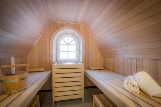 Sauna PREMIUM sur mesure intérieur de KLAFS à Sylt