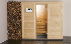 Sauna en bois massif