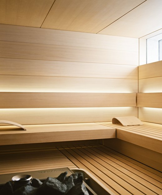 Sauna SHAPE KLAFS, aménagement intérieur