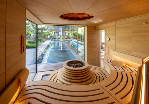 Le sauna DOME dans les vignes